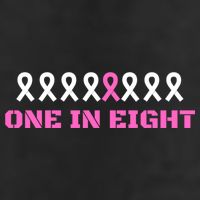 One In Eight Breast Cancer Awareness 7 Panel Mesh Trucker Snapback Hat