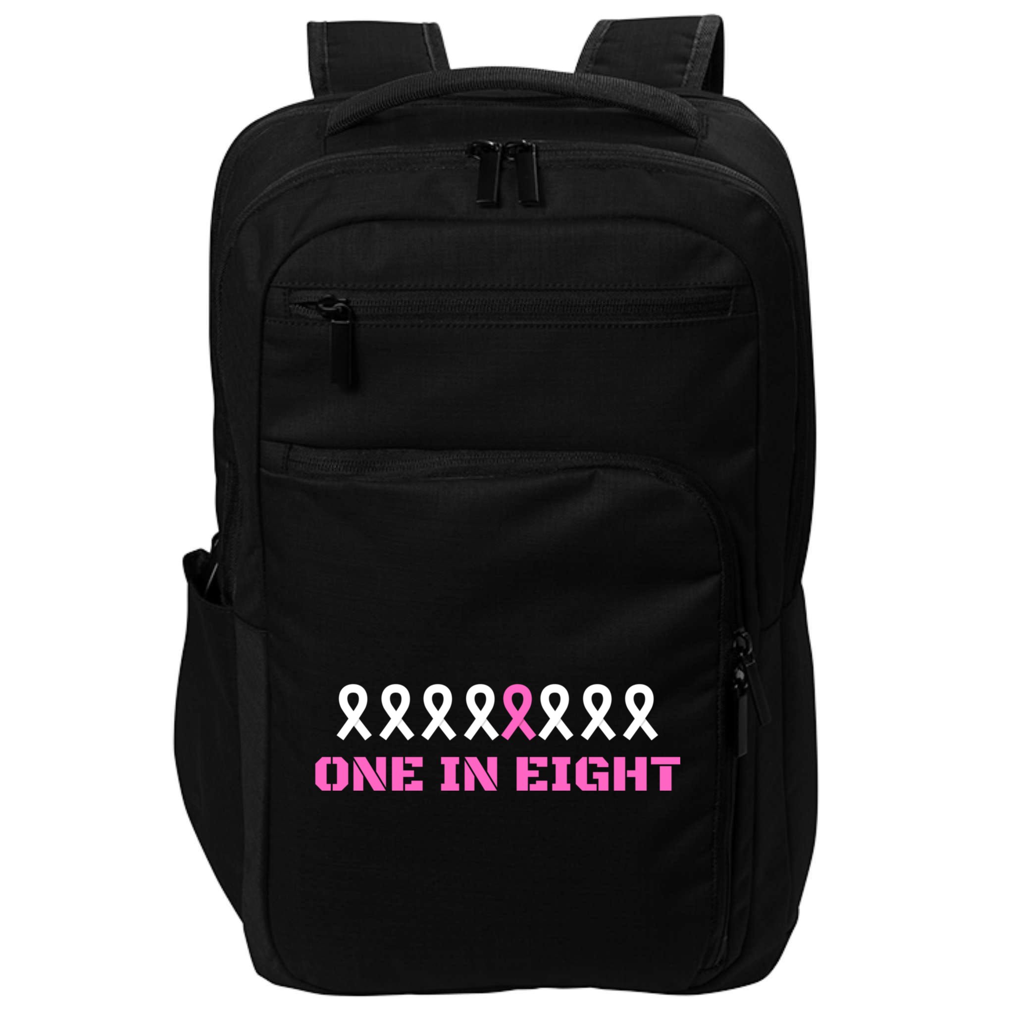One In Eight Breast Cancer Awareness Impact Tech Backpack