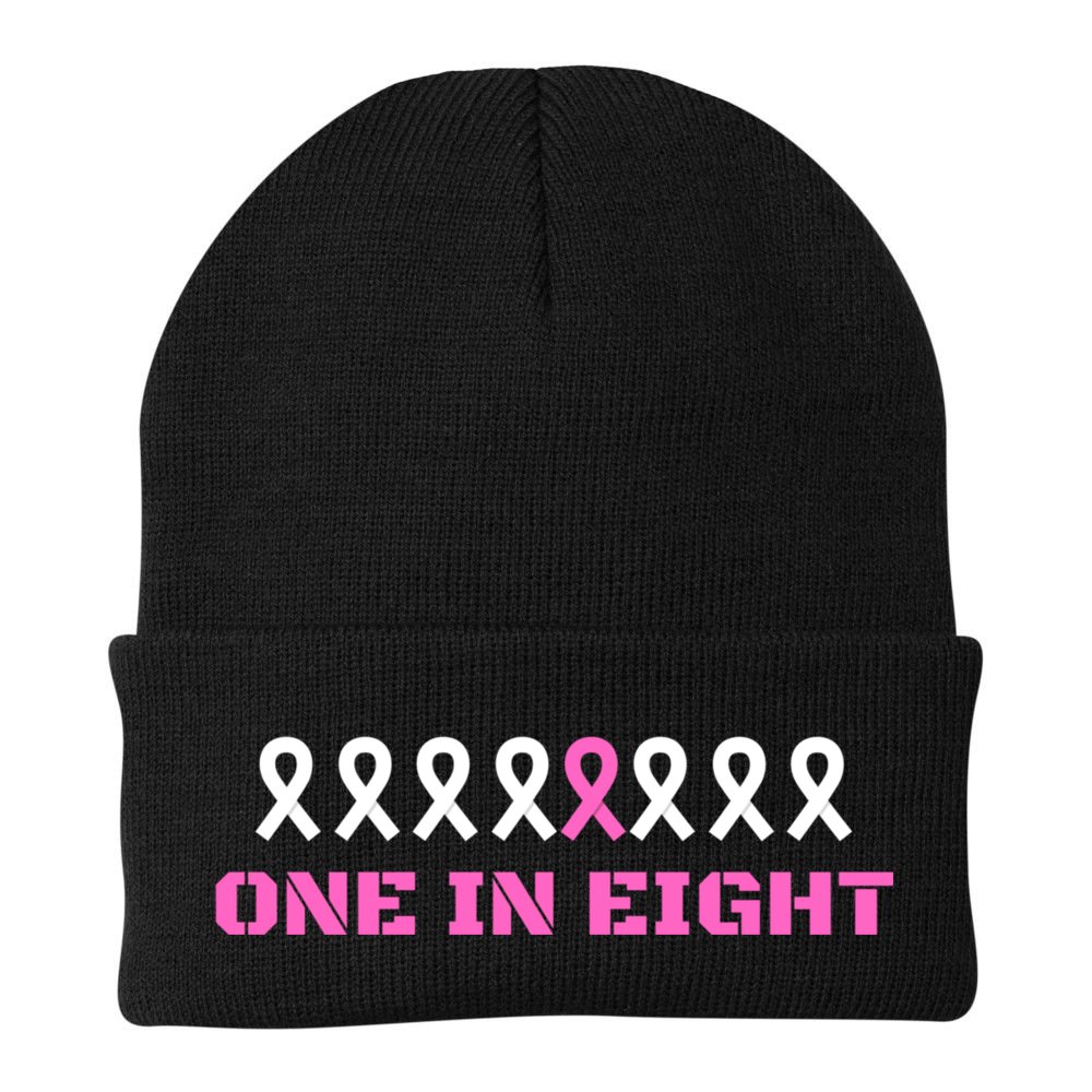 One In Eight Breast Cancer Awareness Beanie