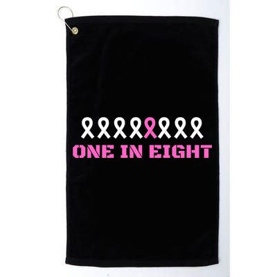 One In Eight Breast Cancer Awareness Golf Towel