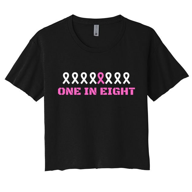 One In Eight Breast Cancer Awareness Crop Top