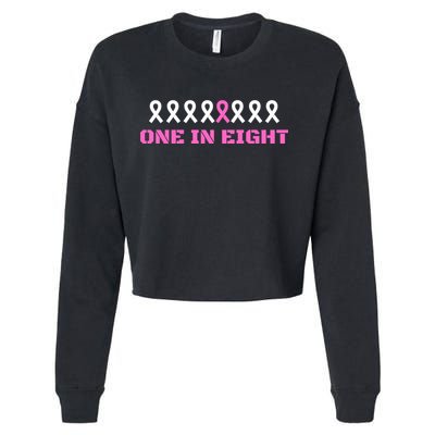 One In Eight Breast Cancer Awareness Cropped Pullover Crew