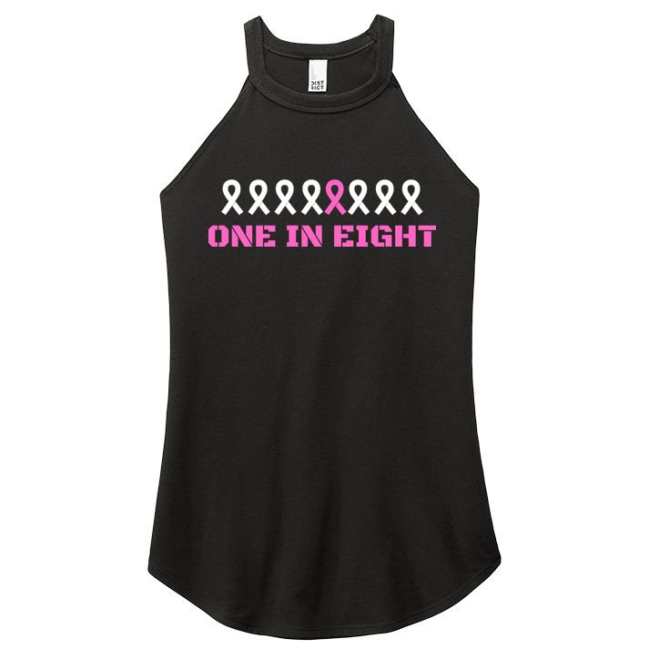 One In Eight Breast Cancer Awareness Women's Perfect Tri Rocker Tank