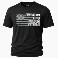Operation Iraqi Freedom Dad Grandpa Us Flag Oif Veteran Cooling Performance Crew T-Shirt