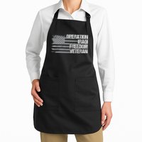 Operation Iraqi Freedom Dad Grandpa Us Flag Oif Veteran Apron