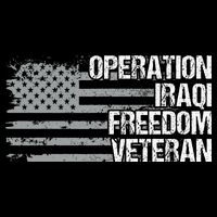 Operation Iraqi Freedom Dad Grandpa Us Flag Oif Veteran Pom Pom 12in Knit Beanie