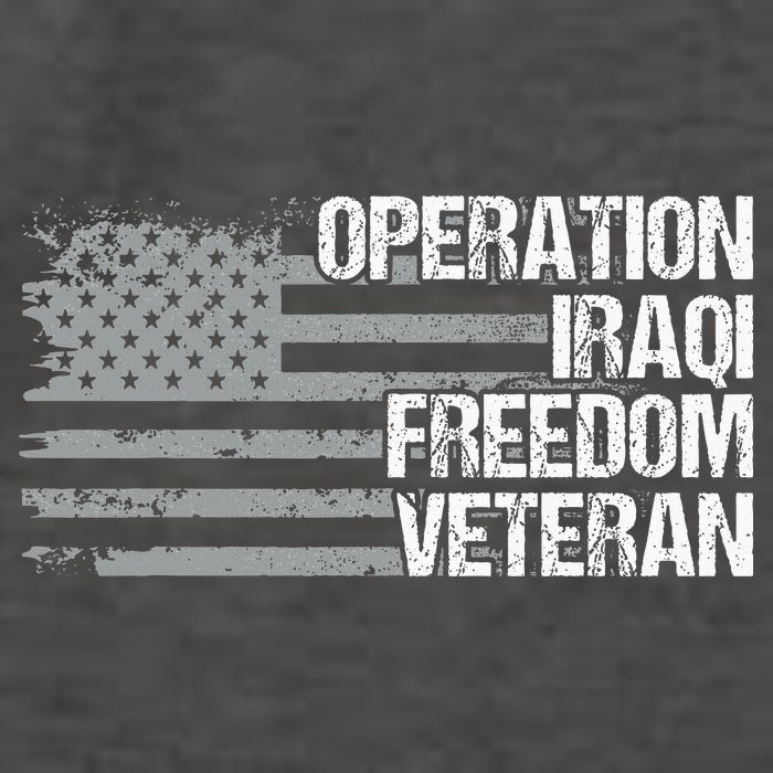 Operation Iraqi Freedom Dad Grandpa Us Flag Vector Backpack