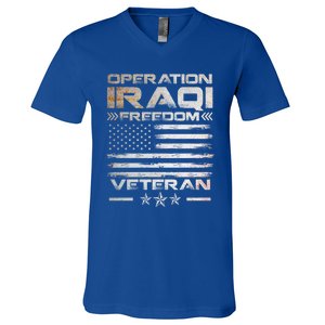 Operation Iraqi Freedom Gift Oif Veteran Gift V-Neck T-Shirt