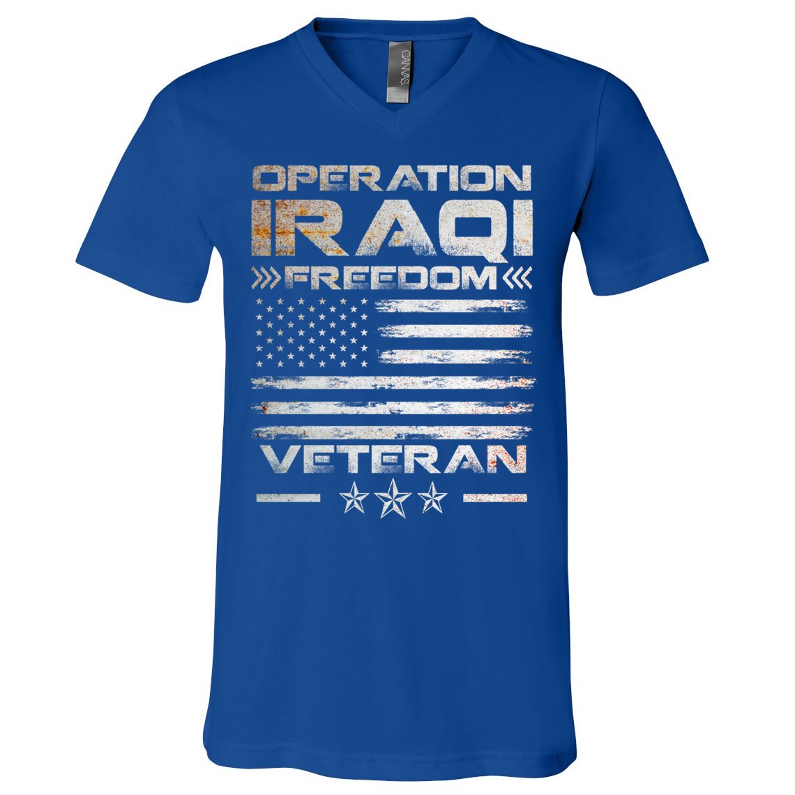 Operation Iraqi Freedom Gift Oif Veteran Gift V-Neck T-Shirt