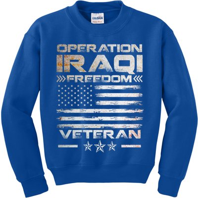 Operation Iraqi Freedom Gift Oif Veteran Gift Kids Sweatshirt