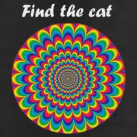 Optical Illusion Find The Cat Cool Comfort Performance Bucket Hat