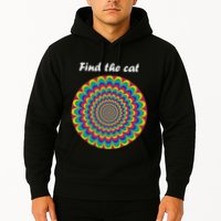 Optical Illusion Find The Cat Hoodie