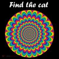 Optical Illusion Find The Cat Mesh Reversible Basketball Jersey Tank
