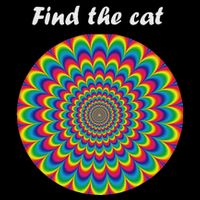 Optical Illusion Find The Cat Wool Snapback Cap