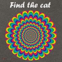 Optical Illusion Find The Cat Cotton Canvas Backpack