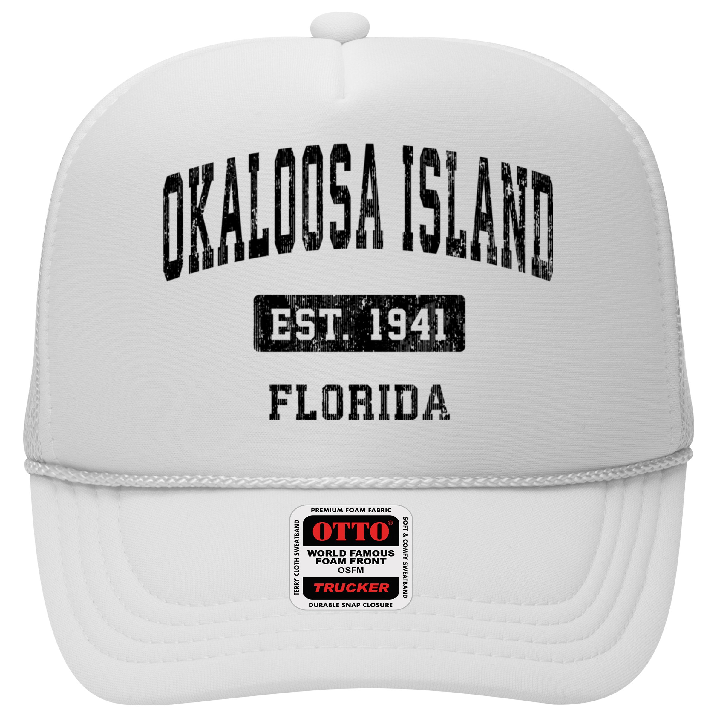 Okaloosa Island Florida Fl Vintage Sports Established Hat