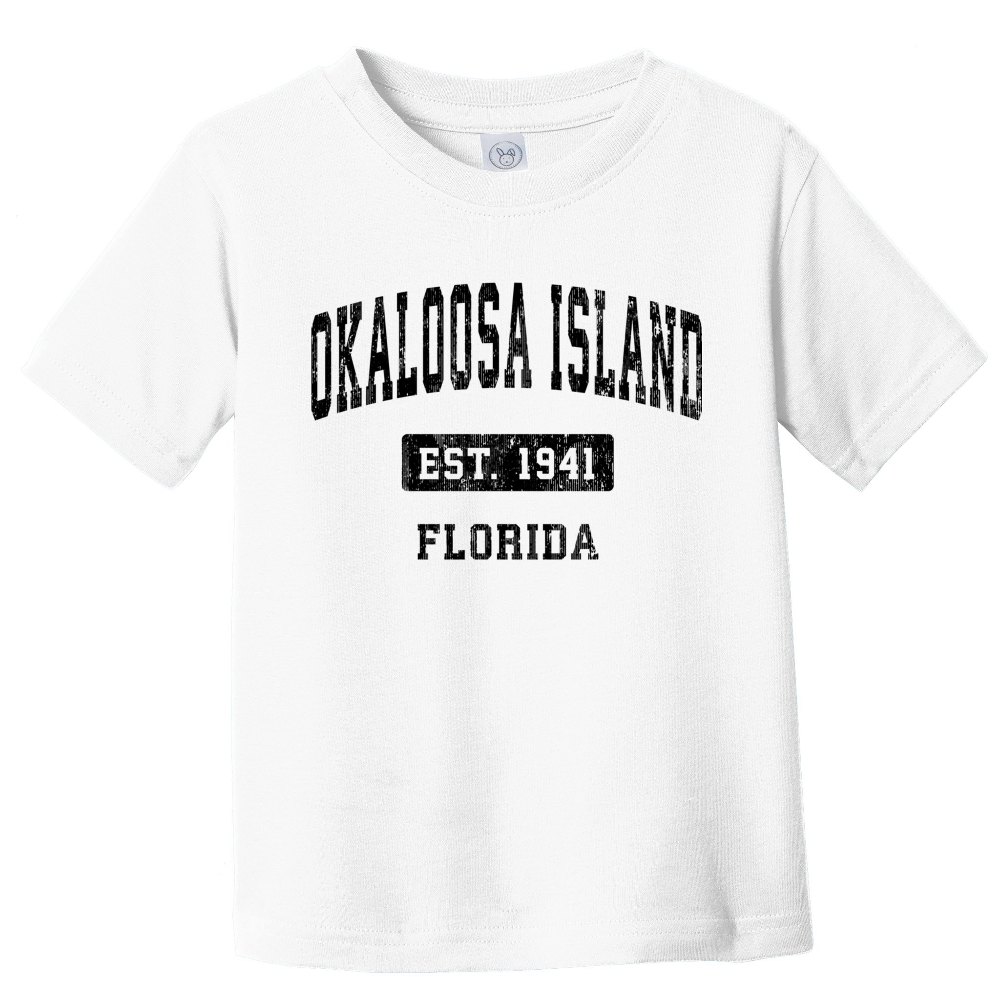 Okaloosa Island Florida Fl Vintage Sports Established Toddler T-Shirt