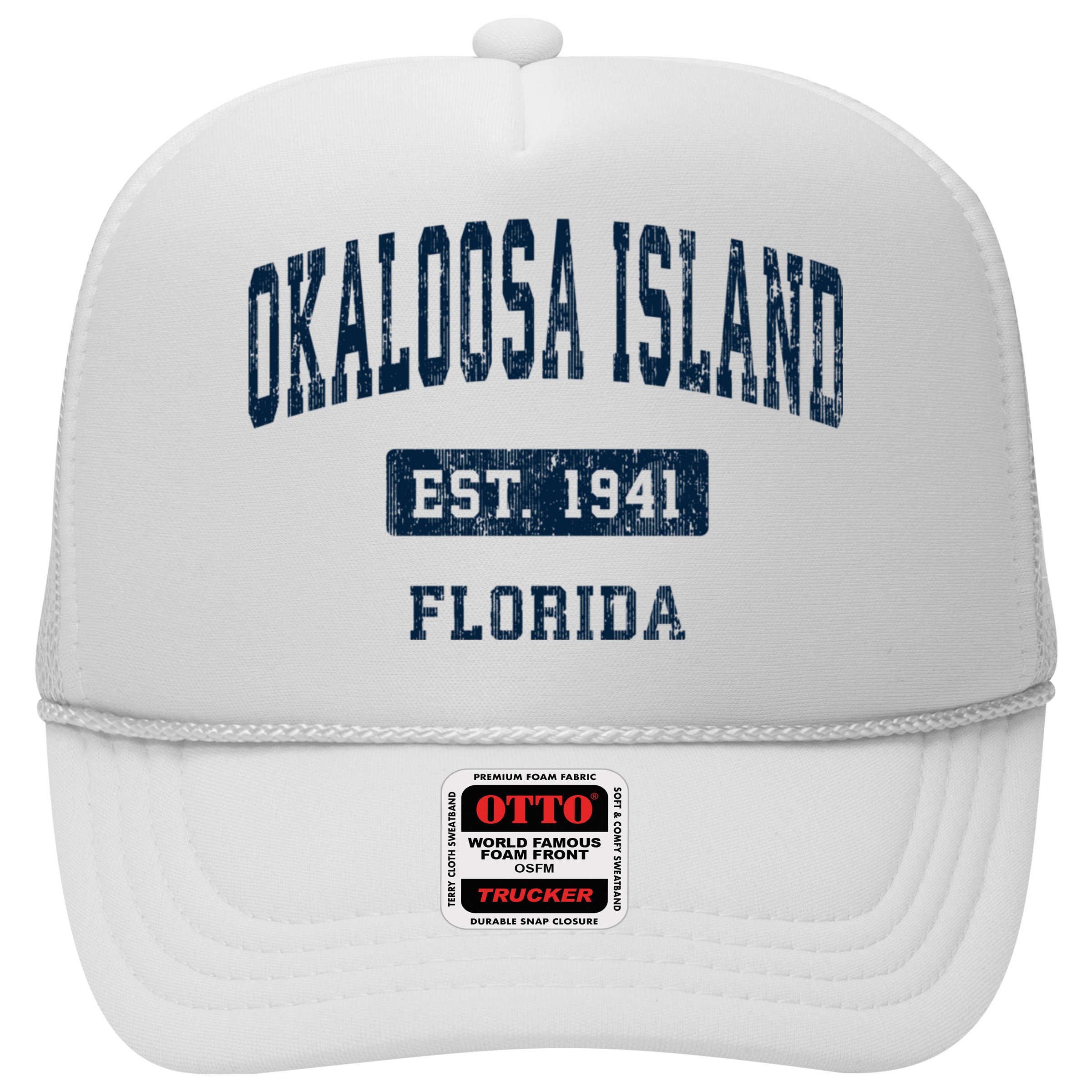 Okaloosa Island Florida Fl Vintage Sports Established Hat