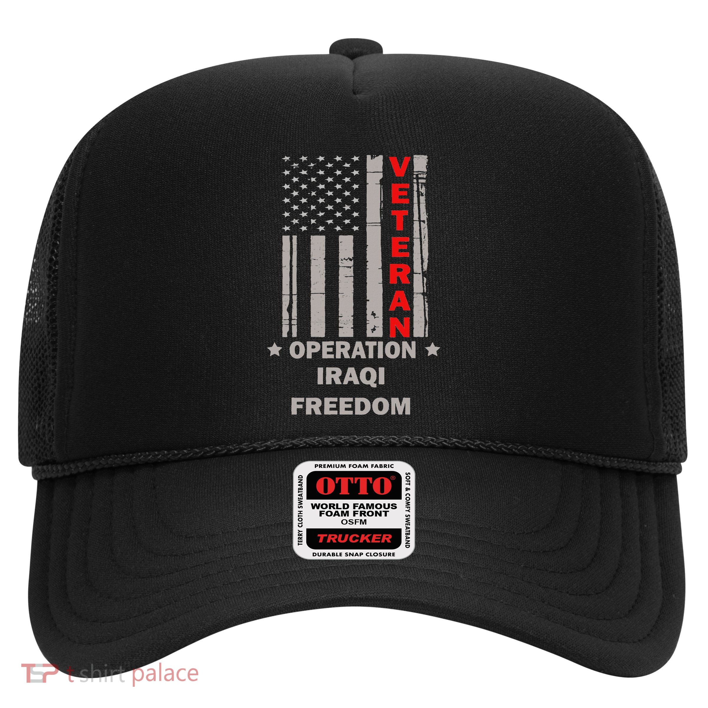 Operation Iraqi Freedom Veteran Trucker Hat