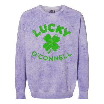 O'Connell Irish Family Saint Patrick's Day Irish O'Connell Colorblast Crewneck Sweatshirt