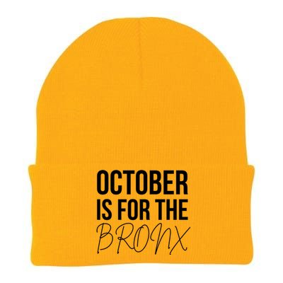 October Is For The Bronx Knit Cap Winter Beanie