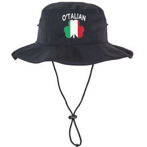 OTalian Italian Funny St PatrickS Day Italia Shamrock Flag Legacy Cool Fit Booney Bucket Hat