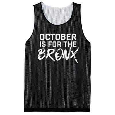 October Is For The Bronx Gift Mesh Reversible Basketball Jersey Tank