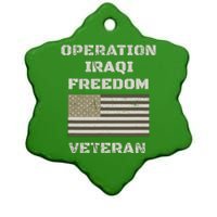 Operation Iraqi Freedom | Oif Veteran Ceramic Star Ornament