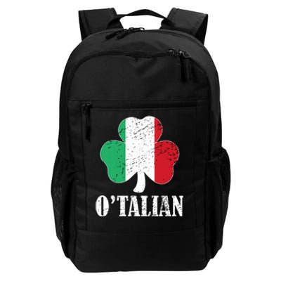 Otalian Italian Funny St Patricks Day Italia Shamrock Flag Daily Commute Backpack