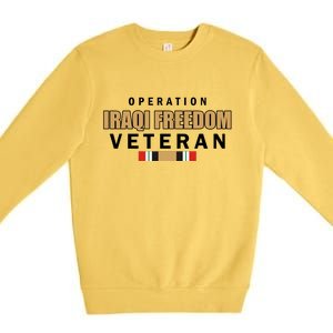 Operation Iraq Freedom Veteran Premium Crewneck Sweatshirt