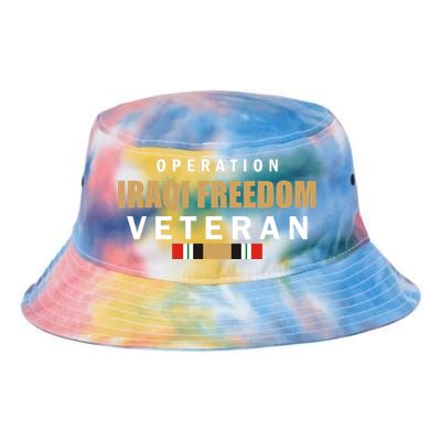 Operation Iraq Freedom Veteran Tie Dye Newport Bucket Hat