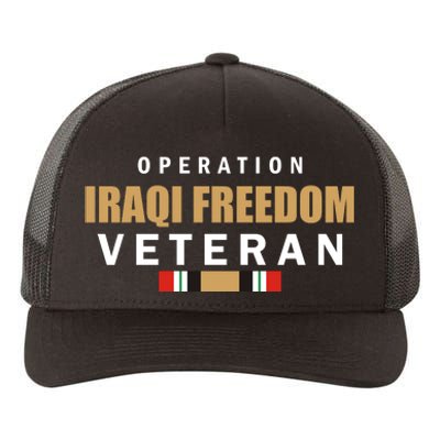 Operation Iraq Freedom Veteran Yupoong Adult 5-Panel Trucker Hat