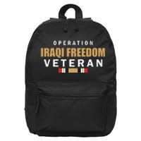 Operation Iraq Freedom Veteran 16 in Basic Backpack