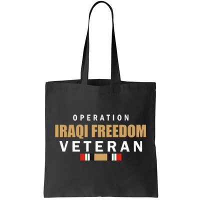 Operation Iraq Freedom Veteran Tote Bag