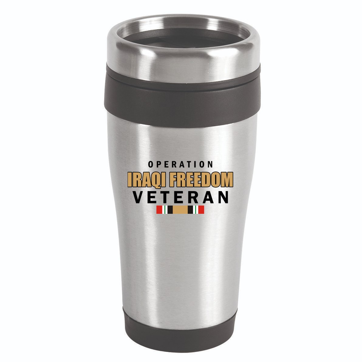Operation Iraq Freedom Veteran 16oz Travel Tumbler