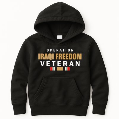 Operation Iraq Freedom Veteran Kids Hoodie
