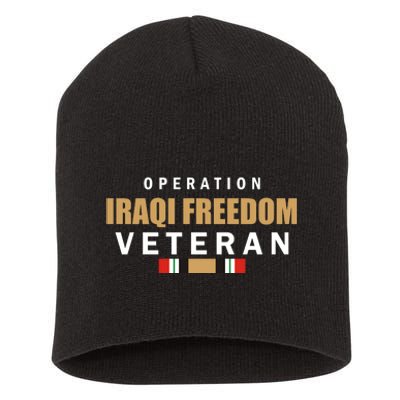 Operation Iraq Freedom Veteran Short Acrylic Beanie