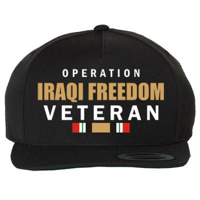 Operation Iraq Freedom Veteran Wool Snapback Cap