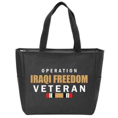 Operation Iraq Freedom Veteran Zip Tote Bag