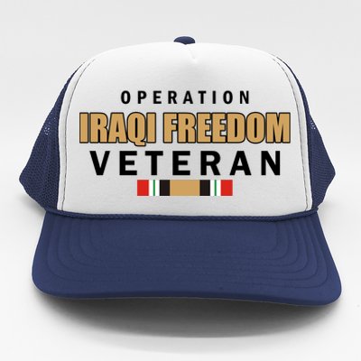 Operation Iraq Freedom Veteran Trucker Hat