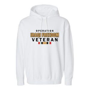 Operation Iraq Freedom Veteran Garment-Dyed Fleece Hoodie