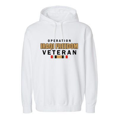 Operation Iraq Freedom Veteran Garment-Dyed Fleece Hoodie