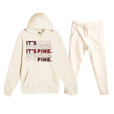 Ofcourse ItS Good ItS Fine Premium Hooded Sweatsuit Set