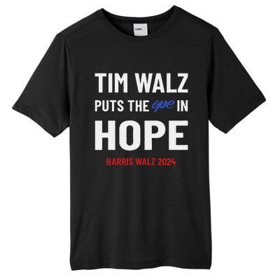 Ope In Hope Tim Walz Midwest Democrats 2024 Election Tall Fusion ChromaSoft Performance T-Shirt