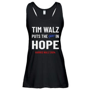 Ope In Hope Tim Walz Midwest Democrats 2024 Election Ladies Essential Flowy Tank