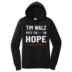 Ope In Hope Tim Walz Midwest Democrats 2024 Election Women's Pullover Hoodie