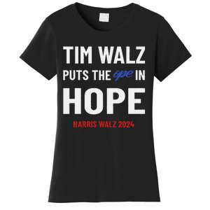 Ope In Hope Tim Walz Midwest Democrats 2024 Election Women's T-Shirt