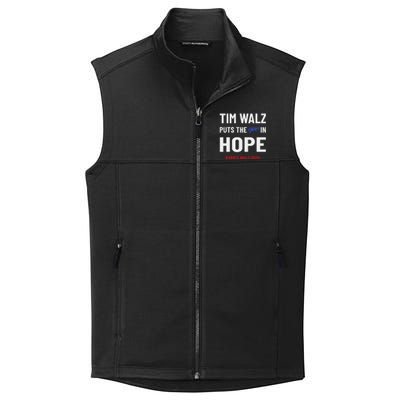 Ope In Hope Tim Walz Midwest Democrats 2024 Election Collective Smooth Fleece Vest