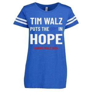 Ope In Hope Tim Walz Midwest Democrats 2024 Election Enza Ladies Jersey Football T-Shirt