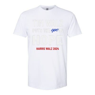 Ope In Hope Tim Walz Midwest Democrats 2024 Election Softstyle CVC T-Shirt